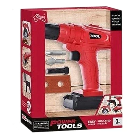 Игрушечный шуруповерт Power Tools T 110 D механический Игрушечный шуруповерт Power Tools T 110 D механический