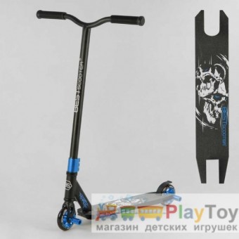 Самокат двухколесный трюковый Best Scooter (38226) HIC-система, ПЕГИ, колеса 100 - PU, алюминиевый диск