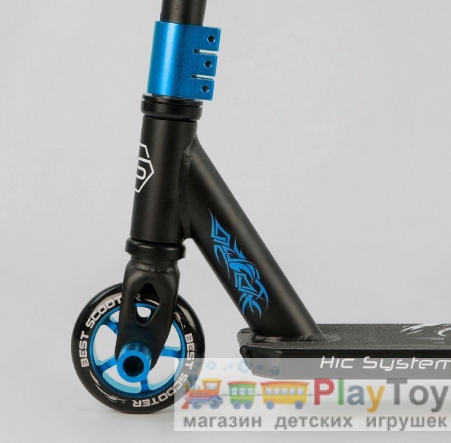 Самокат двухколесный трюковый Best Scooter (38226) HIC-система, ПЕГИ, колеса 100 - PU, алюминиевый диск Самокат двухколесный трюковый Best Scooter (38226) HIC-система, ПЕГИ, колеса 100 - PU, алюминиевый диск