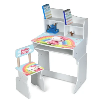 Парта школьная M 904-11 Hello Kitty (1 стульчик, высота 3 положения)
