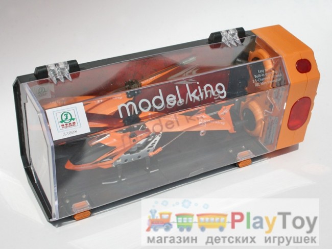 Вертоліт на пульті керування Model King (33008) подарункова упаковка, 6 кольорів Вертоліт на пульті керування Model King (33008) подарункова упаковка, 6 кольорів
