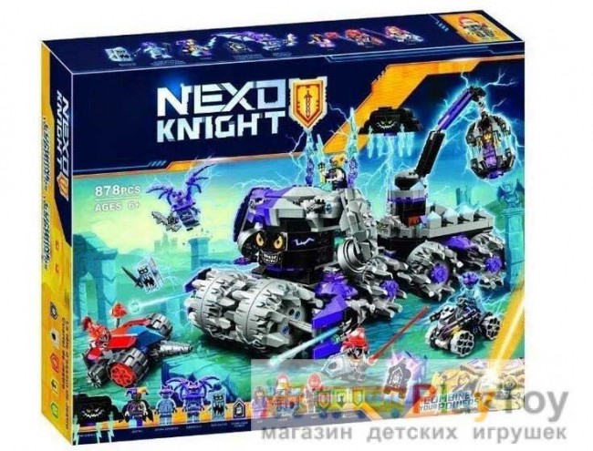 Конструктор "Nexo Knights" (10597) Штаб Джестро, 878 деталей
