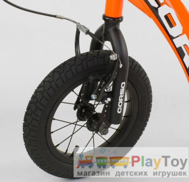Детский двухколесный самокат Corso (CR-T 7171) Оранжевый Детский двухколесный самокат Corso (CR-T 7171) Оранжевый