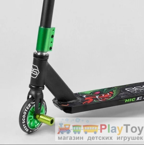 Самокат двухколесный трюковый Best Scooter (24544) HIC-система, ПЕГИ, колеса 110 - PU Самокат двухколесный трюковый Best Scooter (24544) HIC-система, ПЕГИ, колеса 110 - PU