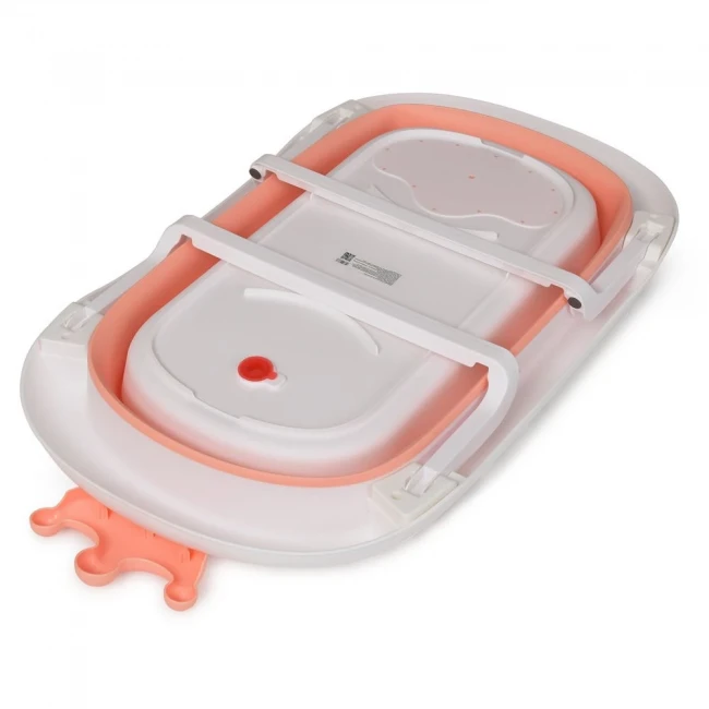 Ванночка дитяча El Camino ME 1105 CROWN Coral Powder (складна, з вкладишем) Ванночка дитяча El Camino ME 1105 CROWN Coral Powder (складна, з вкладишем)