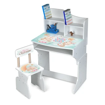 Парта школьная M 904-13 Зайченя (1 стульчик, высота 3 положения)