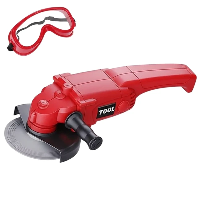 Игрушечная шлифовальная машина Power Tools T 110 B механическая, очки Игрушечная шлифовальная машина Power Tools T 110 B механическая, очки