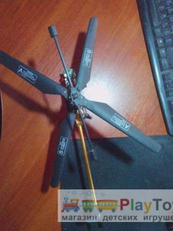 Вертолет на пульте управления Limo Toy (M 0286 U/R/9009) с гироскопом,размером 40 см