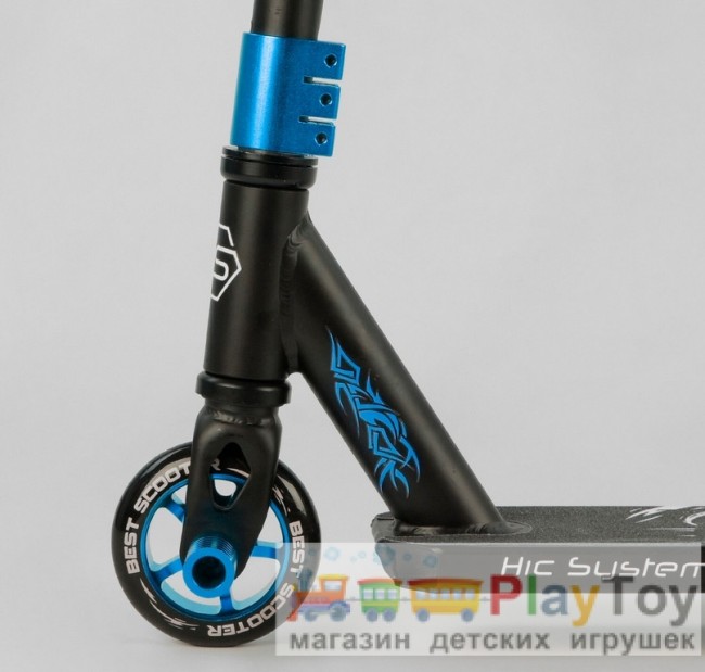 Самокат двухколесный трюковый Best Scooter (32999) HIC-система, ПЕГИ, колеса 110 - PU Самокат двухколесный трюковый Best Scooter (32999) HIC-система, ПЕГИ, колеса 110 - PU