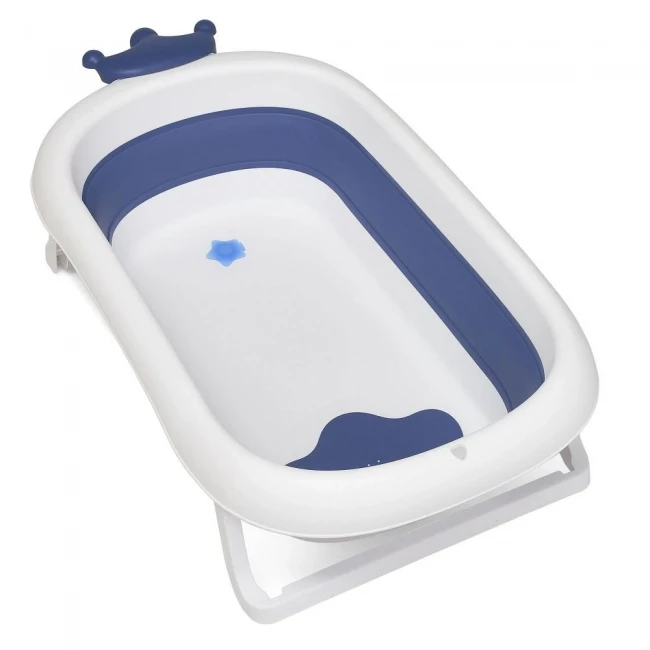 Ванночка детская El Camino ME 1105 CROWN Deep Blue (складная, с вкладышем) Ванночка детская El Camino ME 1105 CROWN Deep Blue (складная, с вкладышем)