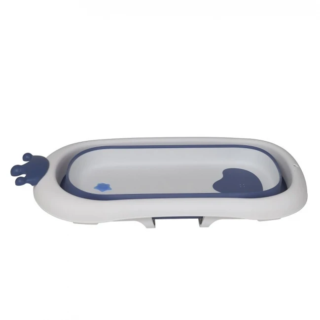 Ванночка детская El Camino ME 1105 CROWN Deep Blue (складная, с вкладышем) Ванночка детская El Camino ME 1105 CROWN Deep Blue (складная, с вкладышем)