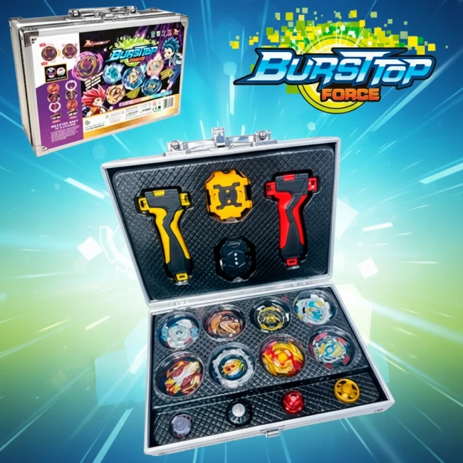 Игровой набор Бейблейд BurstTop CY 1718-22 A в кейсе (8 волчков, 2 пусковых устройства, аксессуары) Игровой набор Бейблейд BurstTop CY 1718-22 A в кейсе (8 волчков, 2 пусковых устройства, аксессуары)