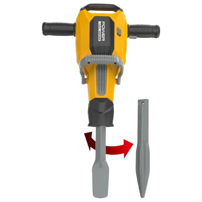 Іграшковий відбійний молоток Power Tools T 024 на батарейках, захисні окуляри, підсвічування