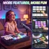 Музыкальная установка DJ Controller 208 (микрофон, запись, игры, подсветка, bluetooth)