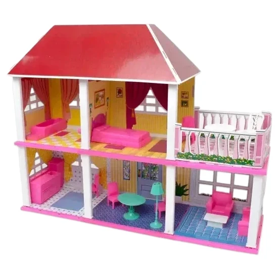 Домик для кукол 6980 My Lovely Villa (2 этажа, 5 комнат, мебель)