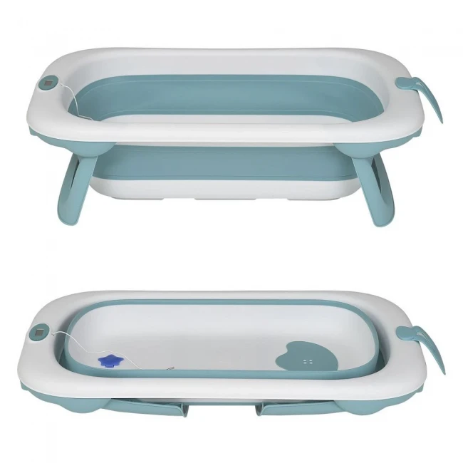 Ванночка детская El Camino ME 1106 T-CONTROL Blue (складная, с термометром) Ванночка детская El Camino ME 1106 T-CONTROL Blue (складная, с термометром)