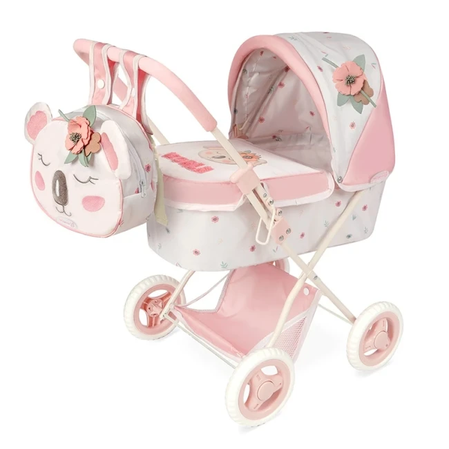 Коляска для ляльок DeCuevas 85079 Koala (класична, кошик, рюкзак)