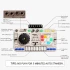Музыкальная установка DJ Controller 8D-8B (пианино, микрофон, запись, игры, подсветка, bluetooth)