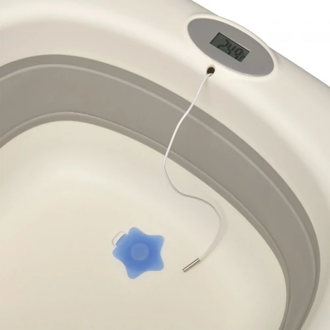 Ванночка детская El Camino ME 1106 T-CONTROL Gray (складная, с термометром)
