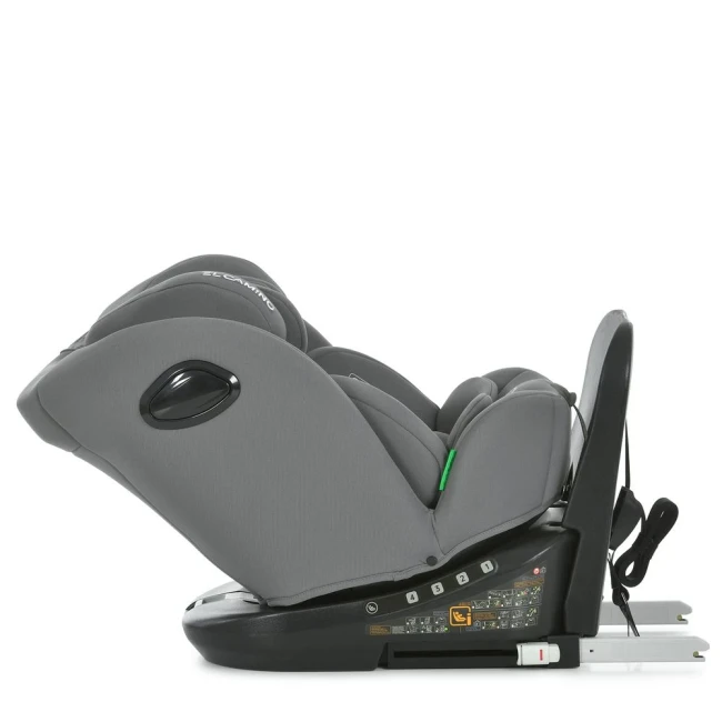 Автокрісло El Camino ME 1187 i-FREE Shadow Gray, Isofix, оборот на 360º, від народження до 36 кг