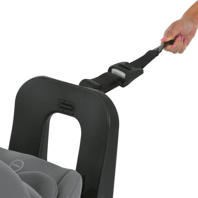 Автокрісло El Camino ME 1187 i-FREE Shadow Gray, Isofix, оборот на 360º, від народження до 36 кг