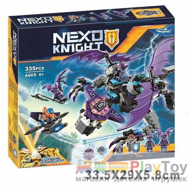 Конструктор "Nexo Knights" (10702) Летающая Горгулья, 335 деталей - Аналог 70353
