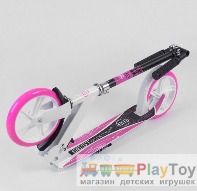 Самокат детский двухколесный Best Scooter (21655) Розовый Самокат детский двухколесный Best Scooter (21655) Розовый