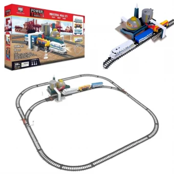 Железная дорога BSQ 21815 Power Train (нефтеналивная станция, 26 элементов, длина пути 300 см)