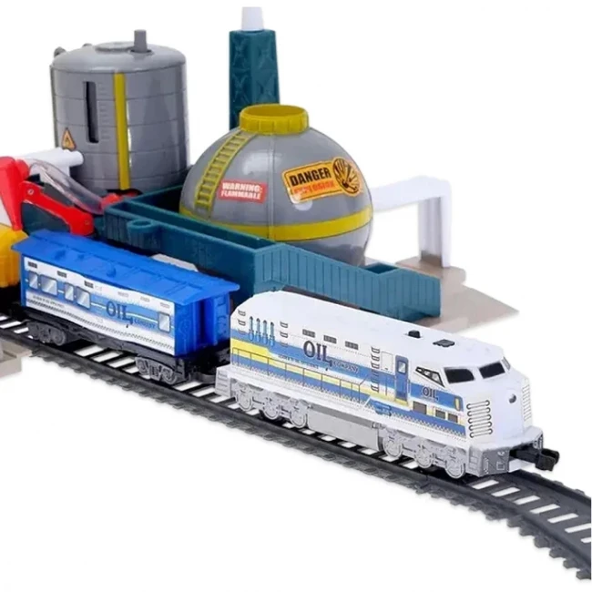 Залізниця BSQ 21815 Power Train (нафтоналивна станція, 26 елементів, довжина колії 300 см)