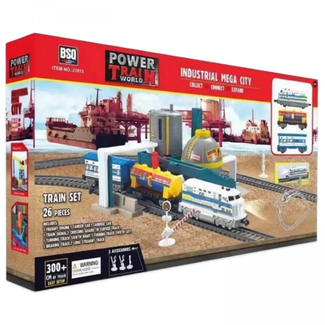 Залізниця BSQ 21815 Power Train (нафтоналивна станція, 26 елементів, довжина колії 300 см)