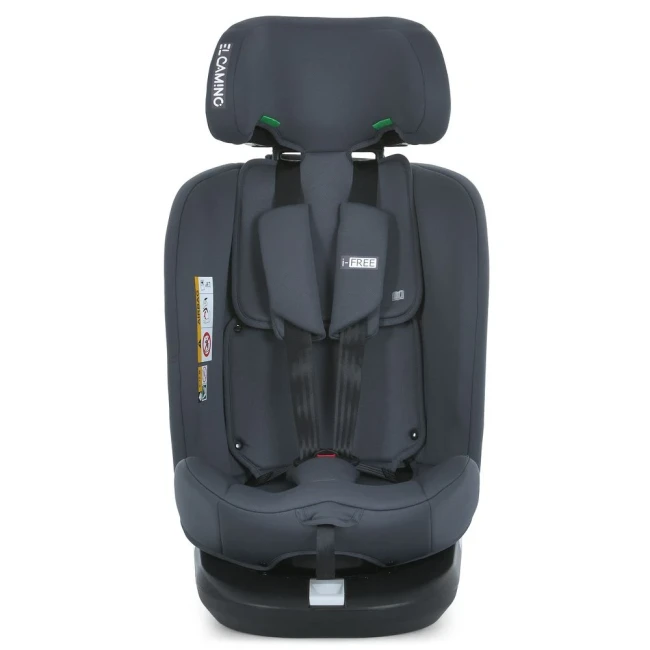 Автокрісло El Camino ME 1187 i-FREE Moon Gray, Isofix, оборот на 360 º, від народження до 36 кг