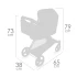 Коляска для кукол DeCuevas 81773 Capriccio 3в1 (трансформер, люлька-переноска, корзинка, сумка) Коляска для кукол DeCuevas 81773 Capriccio 3в1 (трансформер, люлька-переноска, корзинка, сумка)
