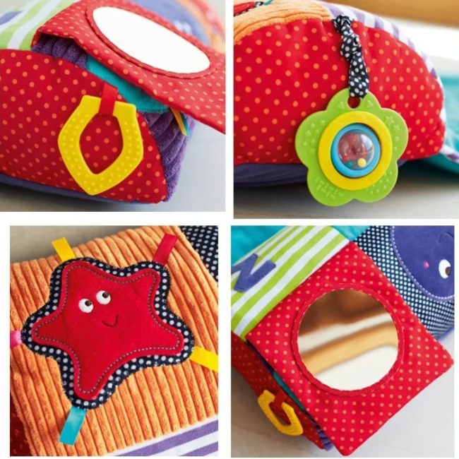 Коврик детский Baby Carpet 023-78 с валиком (75x42 см, игровые элементы)