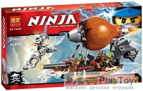 Конструктор Bela "Ninja" (10448) Піратський Дирижабль 294 деталі