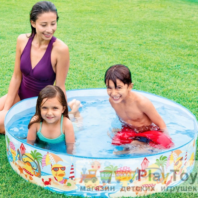 Детский каркасный бассейн Intex 58477 Утинный риф 122 х 25 см Детский каркасный бассейн Intex 58477 Утинный риф 122 х 25 см