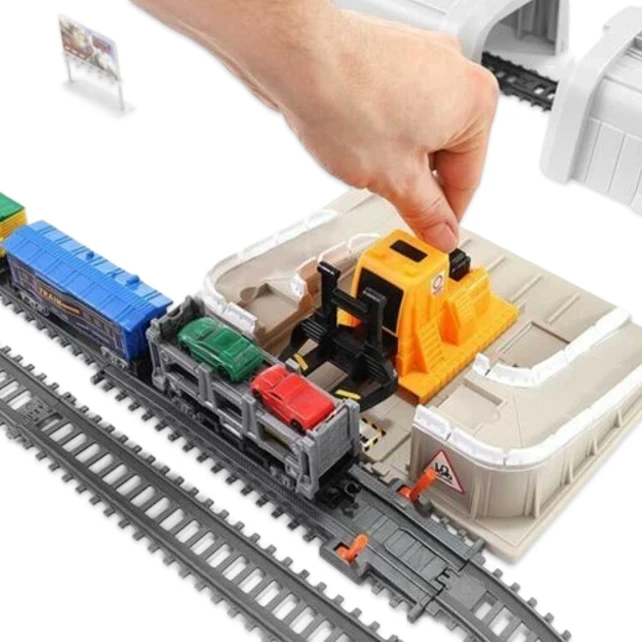 Железная дорога BSQ 2084 Power Train (автопогрузчик, 53 элемента, длина пути 549 см)