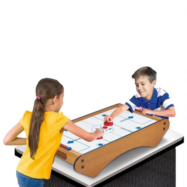 Аэрохоккей настольный Hockey Game 2388 (81x37,8x15,9 см, на батарейках, деревянный)