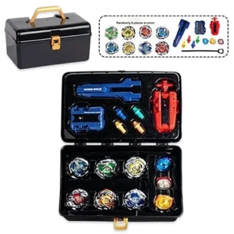 Игровой набор Бейблейд Thunder GyroX 1114 в кейсе (6 волчков, 2 пусковых устройства, аксессуары)