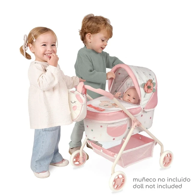 Коляска для ляльок DeCuevas 86079 Koala (класична, кошик, сумка)