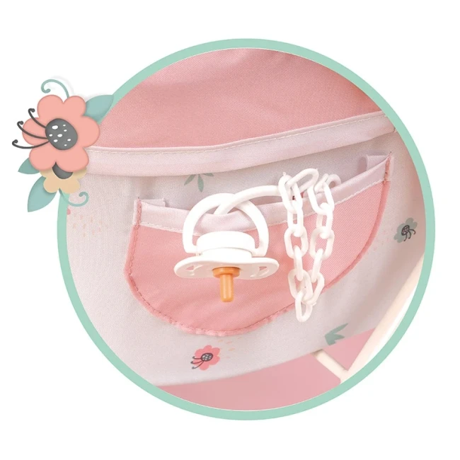 Коляска для ляльок DeCuevas 86079 Koala (класична, кошик, сумка)