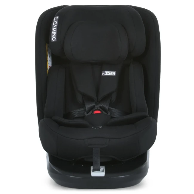 Автокрісло El Camino ME 1187 i-FREE Black, Isofix, оборот на 360 º, від народження до 36 кг