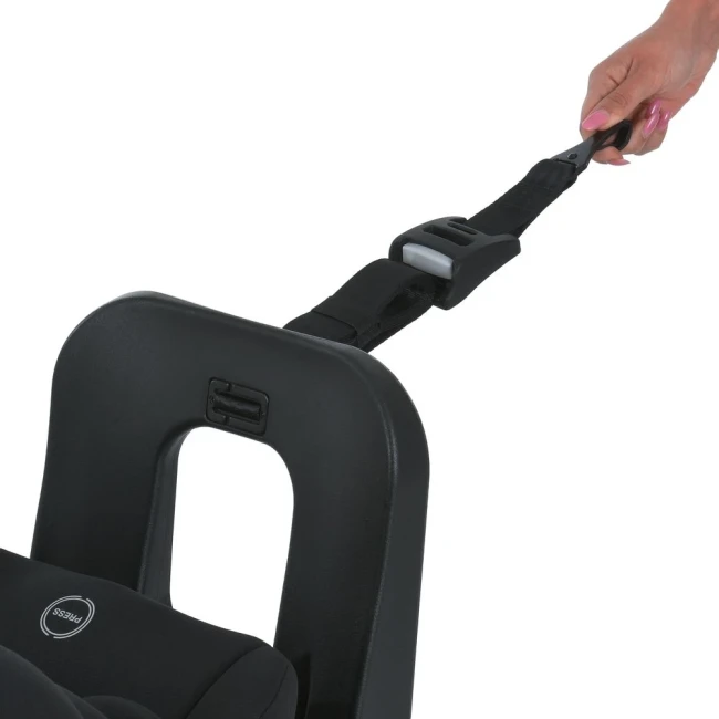 Автокрісло El Camino ME 1187 i-FREE Black, Isofix, оборот на 360 º, від народження до 36 кг