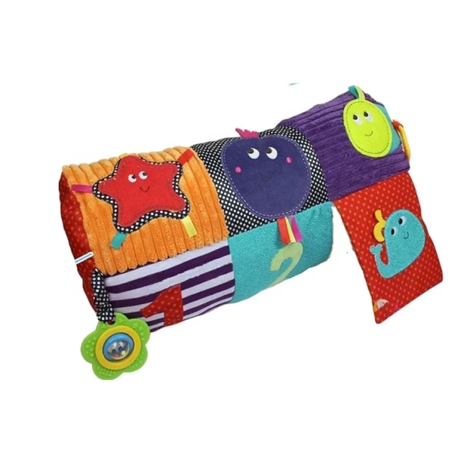 Коврик детский Baby Carpet 023-78 A с валиком (75x42 см, игровые элементы)