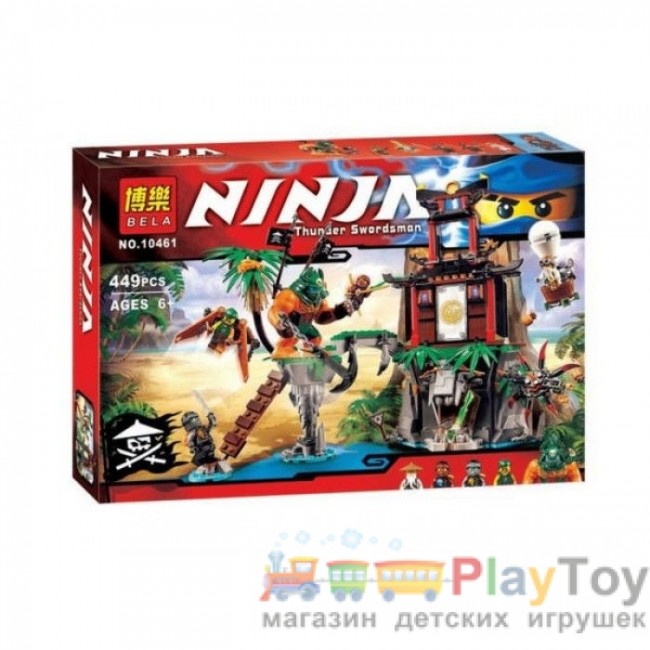 Конструктор Bela "Ninja" (10461) Острів Тигриних вдів 449 деталей