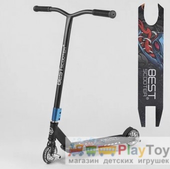 Самокат двухколесный трюковый Best Scooter (57546) HIC-система, ПЕГИ, колеса 110 - PU