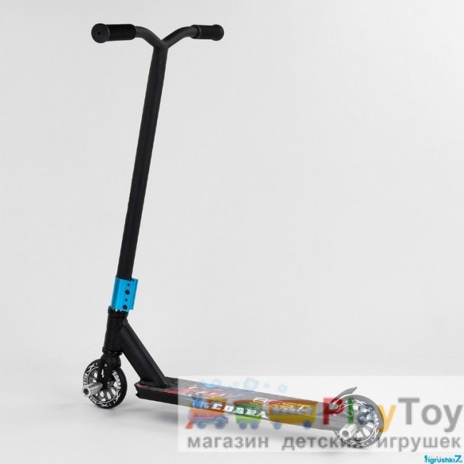 Самокат двухколесный трюковый Best Scooter (57546) HIC-система, ПЕГИ, колеса 110 - PU Самокат двухколесный трюковый Best Scooter (57546) HIC-система, ПЕГИ, колеса 110 - PU