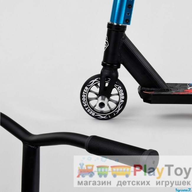 Самокат двухколесный трюковый Best Scooter (57546) HIC-система, ПЕГИ, колеса 110 - PU Самокат двухколесный трюковый Best Scooter (57546) HIC-система, ПЕГИ, колеса 110 - PU