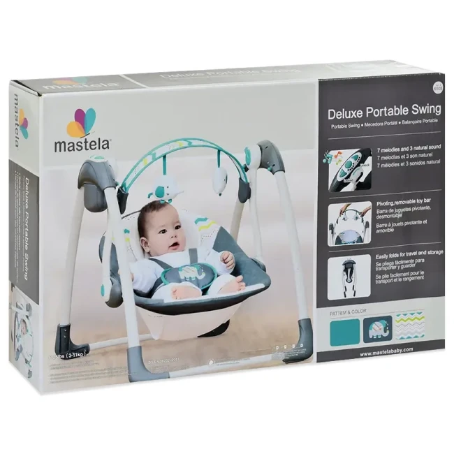 Укачивающий шезлонг-качели Mastela 6503 Укачивающий шезлонг-качели Mastela 6503