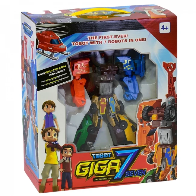 Трансформер Тобот Гига 7 (528) 30 см, 7 машинок