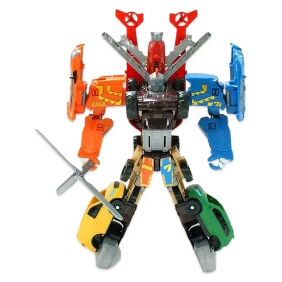 Трансформер Тобот Гига 7 (528) 30 см, 7 машинок